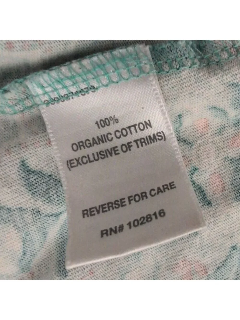Garnet Hill Floral Dress Set of 2 Girls Size Medium Green Pink Organic Cotton